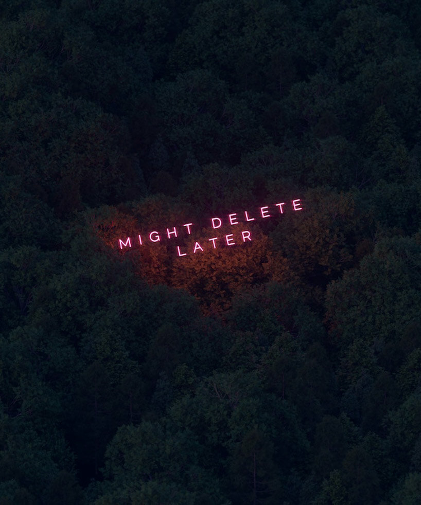 'Might Delete Later' by David Stenbeck, courtesy of Jenn Singer Gallery