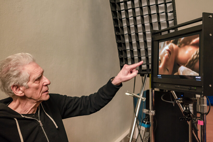 Backstage image from the shooting of David Cronenberg’s film at Museo La Specola di Firenze | photo by Flavio Pescatori