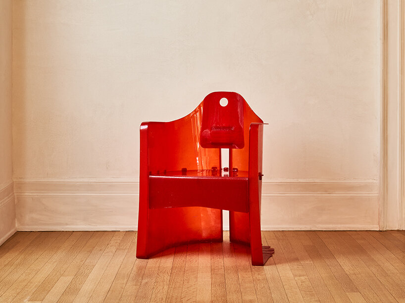 Gaetano Pesce, Dear Future at the Goldwyn House, 'Soho Chair -- Red' | image by Rich Stapleton © The Future Perfect