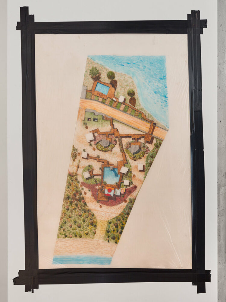 Bahia House Plan, Gaetano Pesce, 1998 | image by Olympia Shannon © Galerie56