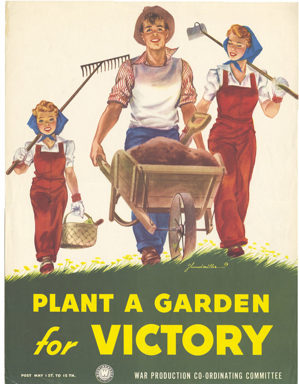 J. Howard Miller, Poster for the Westinghouse War Production Co-Ordinating Committee, USA, c. 1942 © Detre Library & Archives at the History Cente