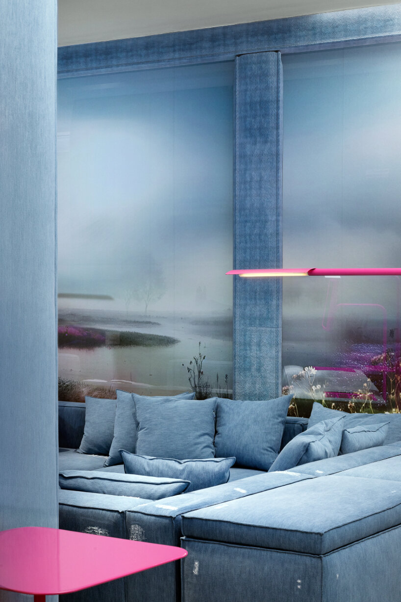 harry nuriev denim furniture exhibition