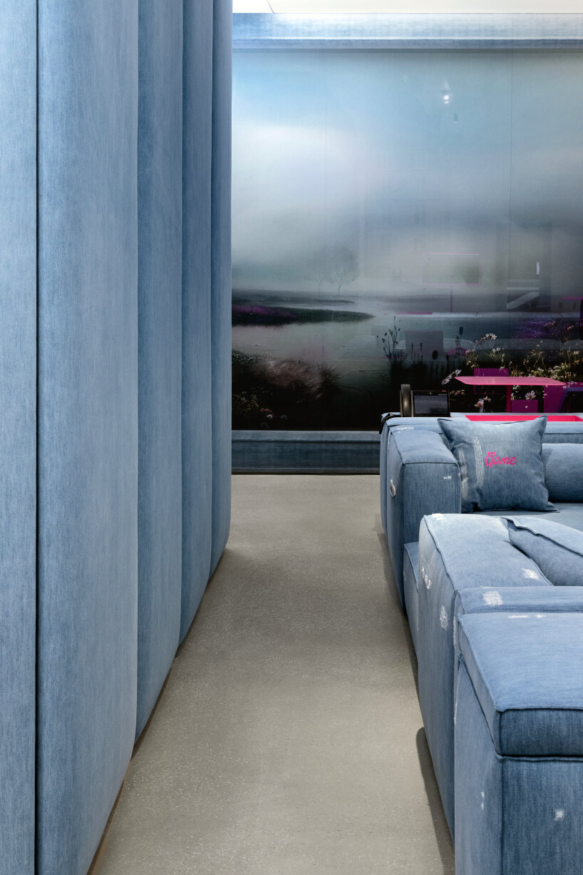 harry nuriev denim furniture exhibition