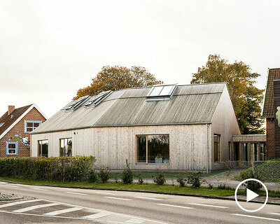 henning larsen completes bio-based school extension in the danish countryside