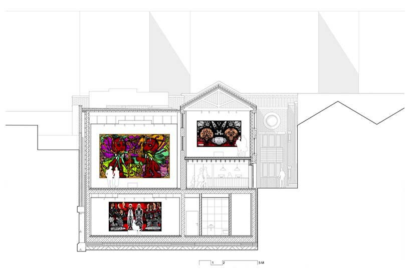 cross section AA