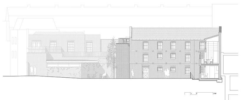 west elevation