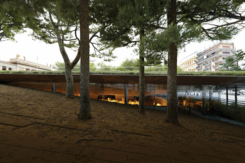 kengo kuma & k-studio's submerged expansion for national archaeological museum in athens