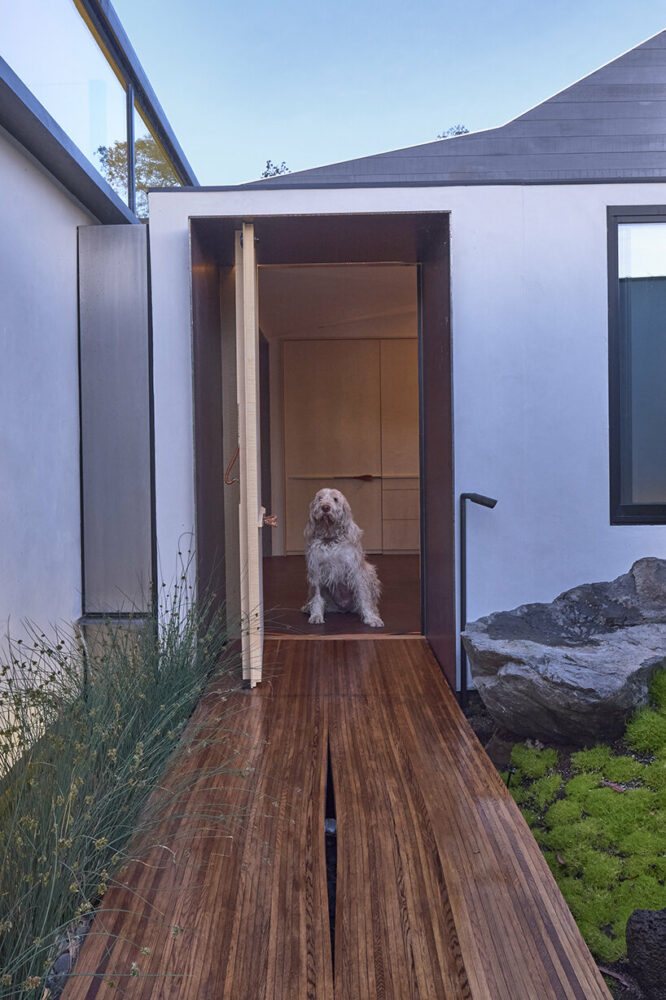 schwartz and architecture nestles dovecote-inspired studio in sonoma, california