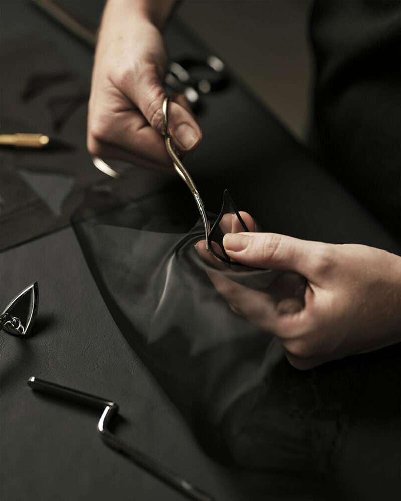 iris van herpen brings ethereal haute couture to the rolls-royce ‘phantom syntopia’