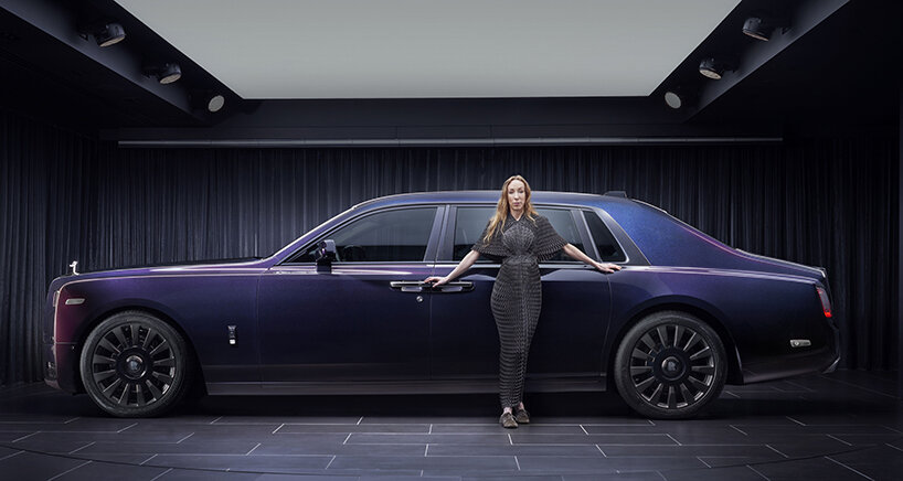 iris van herpen brings ethereal haute couture to the rolls-royce ‘phantom syntopia’