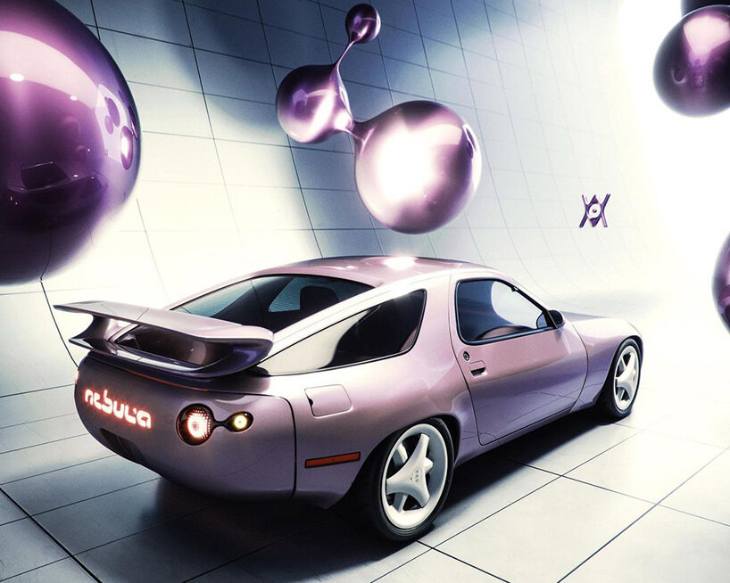 daniel arsham porsche nebula