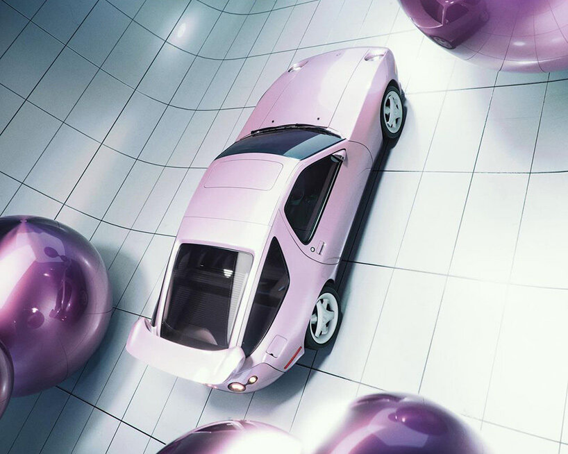 daniel arsham porsche nebula