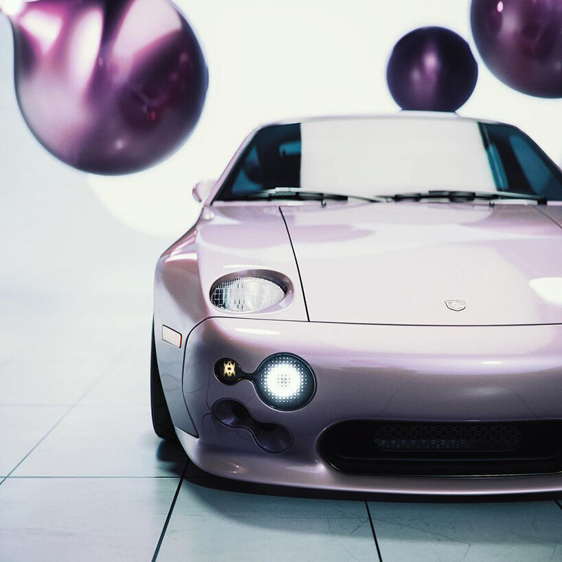 daniel arsham porsche nebula