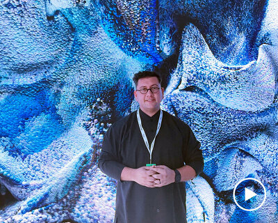 interview: refik anadol on his multisensory generative installation ‘glacier dreams’ at art dubai