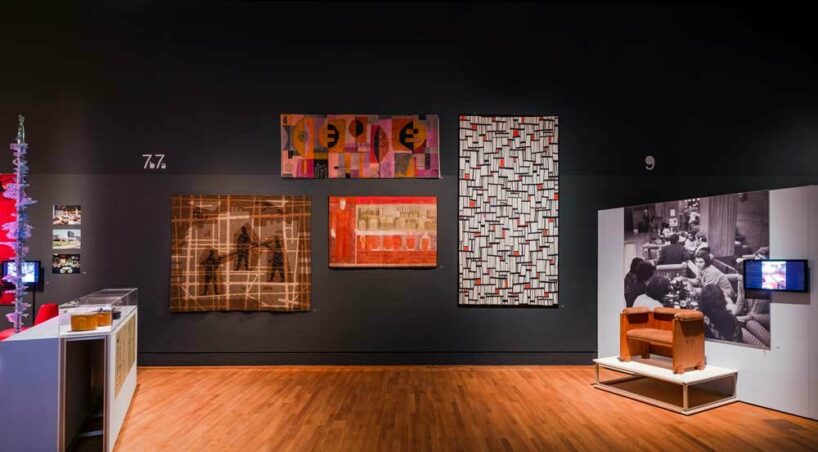 Retrotopia. Design for Socialist Spaces, Ausstellungsansicht, Kunstgewerbemuseum + Kulturforum 2023, © Staatliche Museen zu Berlin / David von Becker