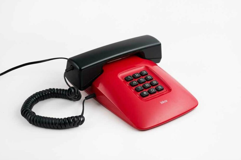 Davorin Savnik, 'Iskra', ETA 80 electronic telephone, plastic, 1979, © MAO Museum of Architecture and Design, Ljubljana