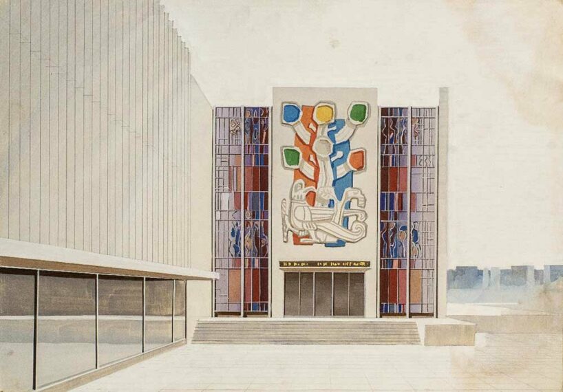 Illia Tolkachev, Tree of Life (Sketches of the Façade and Stained-glass Windows), 1981, © The Tolkachev's Family Collection