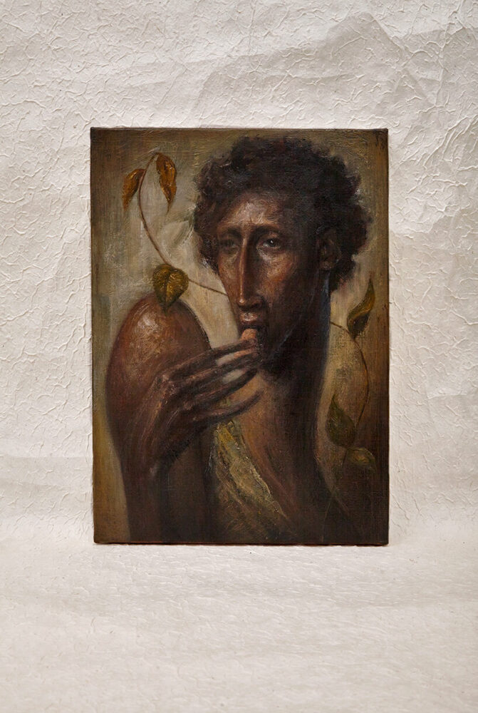 'Birthday Girl' (2021) by Leny Guetta, 46 x 33 cm | oil on linen