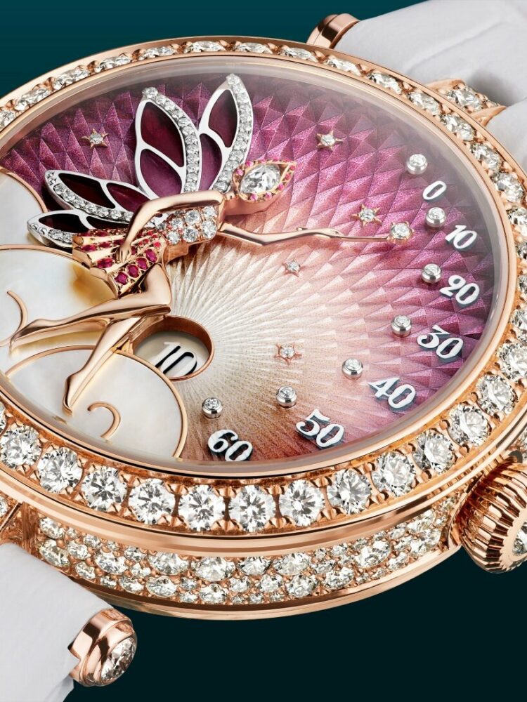 van cleef & arpels ornates planetarium automaton with sublime gems at watches & wonders