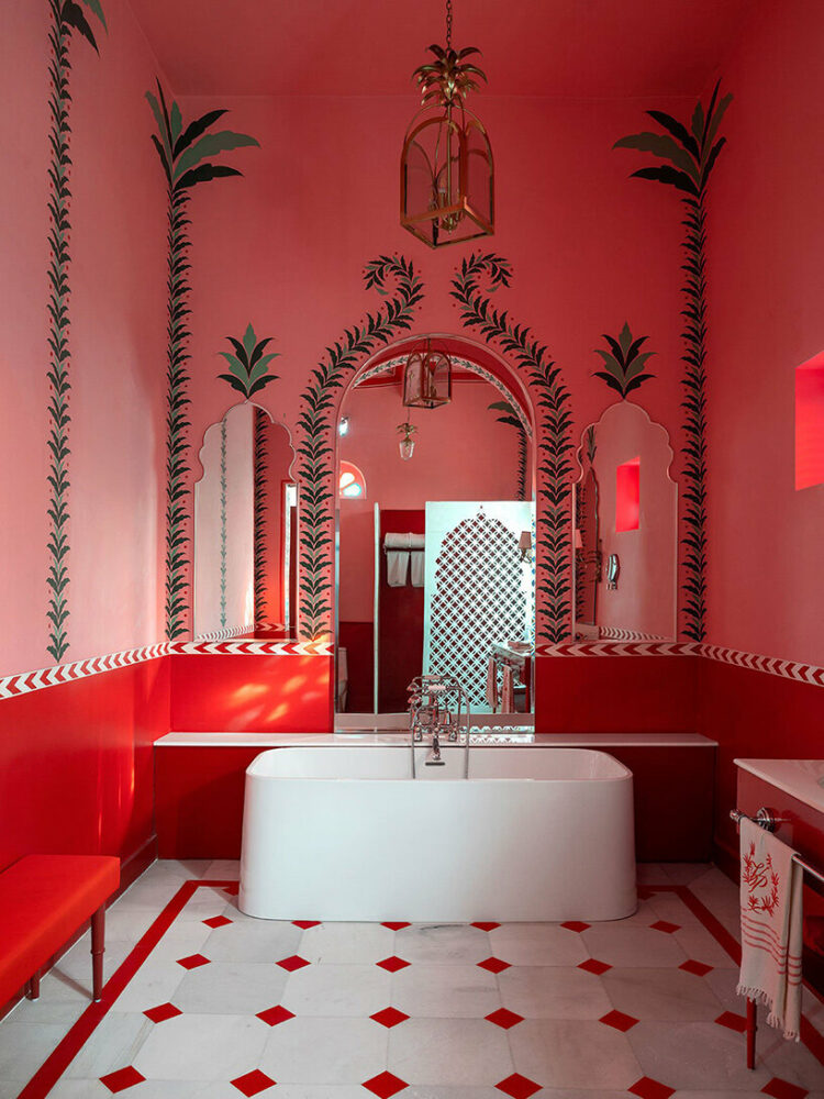 ornate rajasthani ‘villa palladio jaipur’ is flooded with vibrant maximalist details