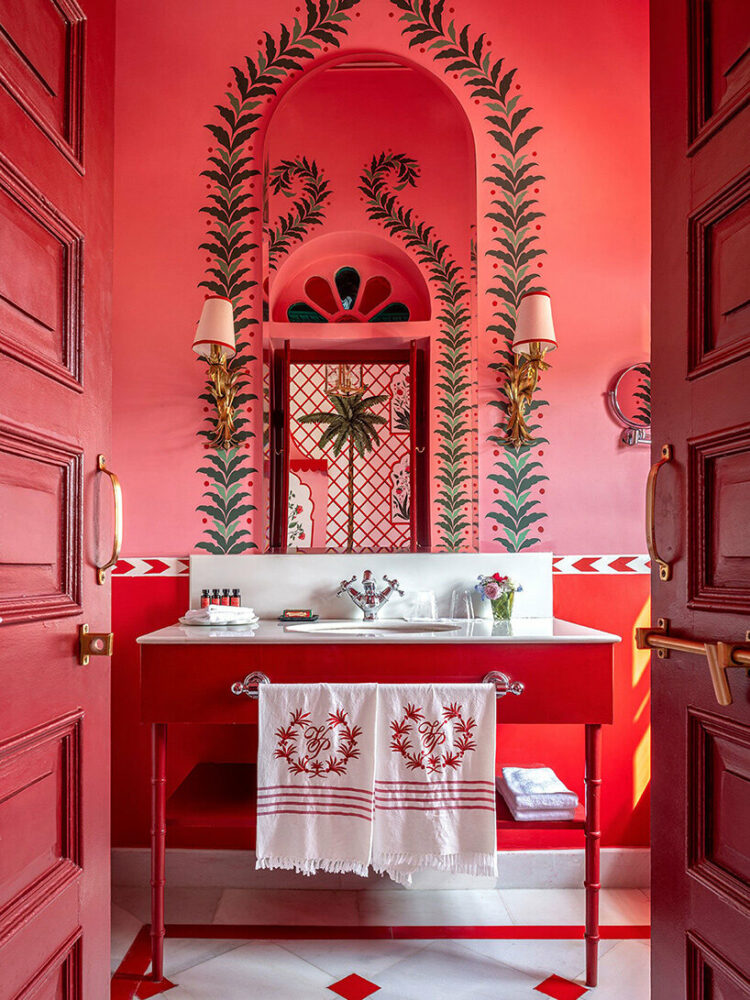 ornate rajasthani ‘villa palladio jaipur’ is flooded with vibrant maximalist details