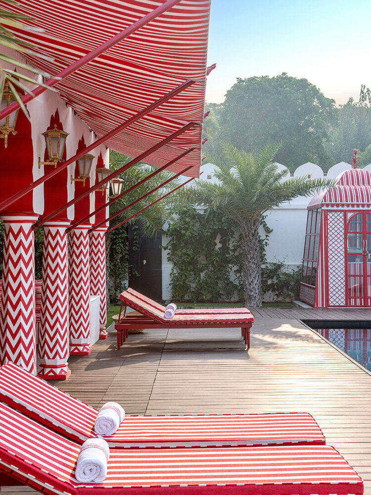 ornate rajasthani ‘villa palladio jaipur’ is flooded with vibrant maximalist details