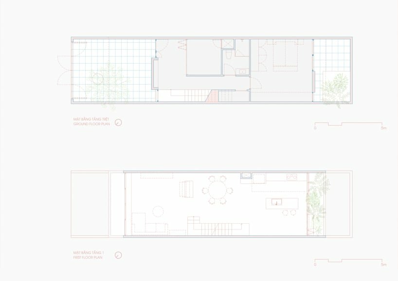 ground floor plan - first floor plan