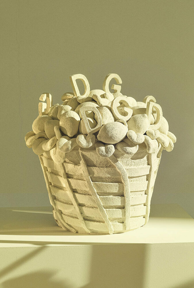 'cesta monogrammi' (monographed basket) | image © Mattia Aquila, Courtesy Dolce&Gabbana