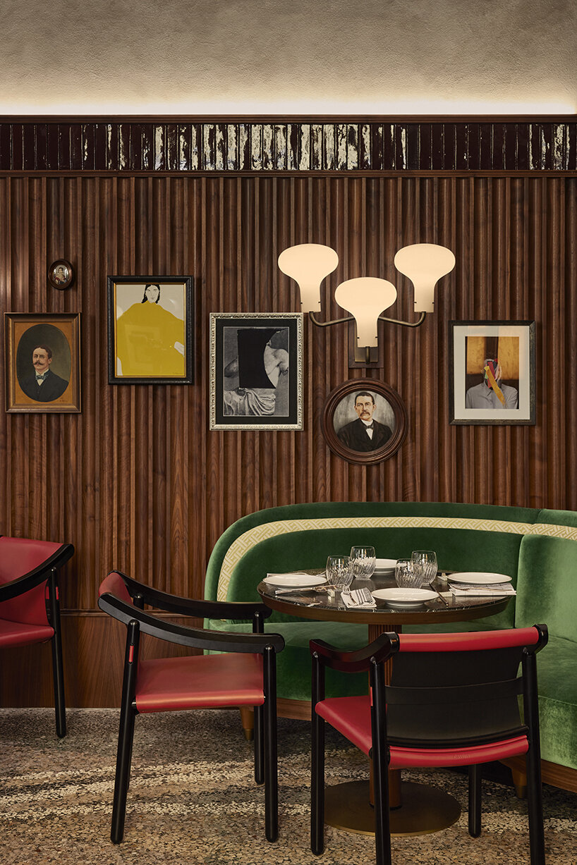 'beefbar milano' is designed as a portal to the 40s & 60s