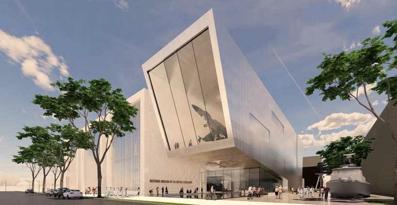 BIG, DLR group & frank gehry among shortlist of five to design U.S. navy national museum