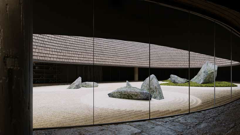 resembling a grand vessel, MAKHNO studio's hotel sails through the carpathian mountains