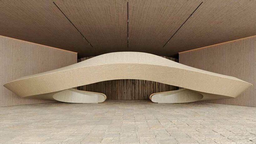 resembling a grand vessel, MAKHNO studio’s hotel sails through the carpathian mountains