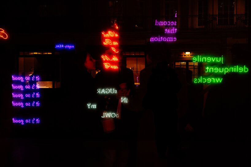 Late night reception at Douglas Gordon: Neon Ark, 8 December, 2022 © Studio lost but found/ VG Bild-Kunst, Bonn, Germany 2022, photo by Clover Green Studio courtesy CIRCA 2022 @clovergreenstudio