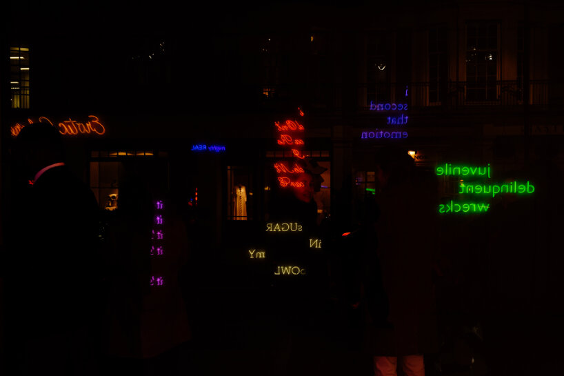 Late night reception at Douglas Gordon: Neon Ark, 8 December, 2022 © Studio lost but found/ VG Bild-Kunst, Bonn, Germany 2022, photo by Clover Green Studio courtesy CIRCA 2022 @clovergreenstudio