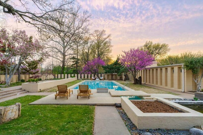 inside one of frank lloyd wright’s largest residences, the westhope mansion in oklahoma