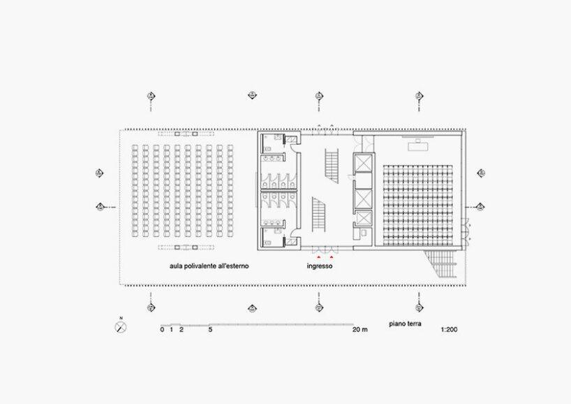 alvisi kirimoto mirrors woodlands with treehouse-like school in rome