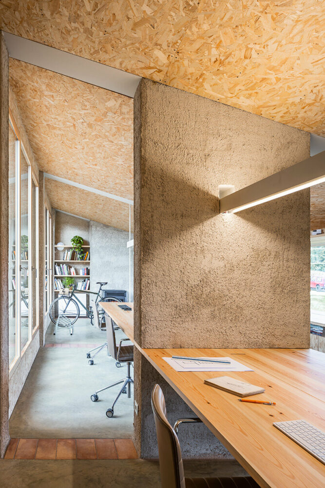 from chicken coop to workspace: renovation in catalonia by arnau estudi d’arquitectura