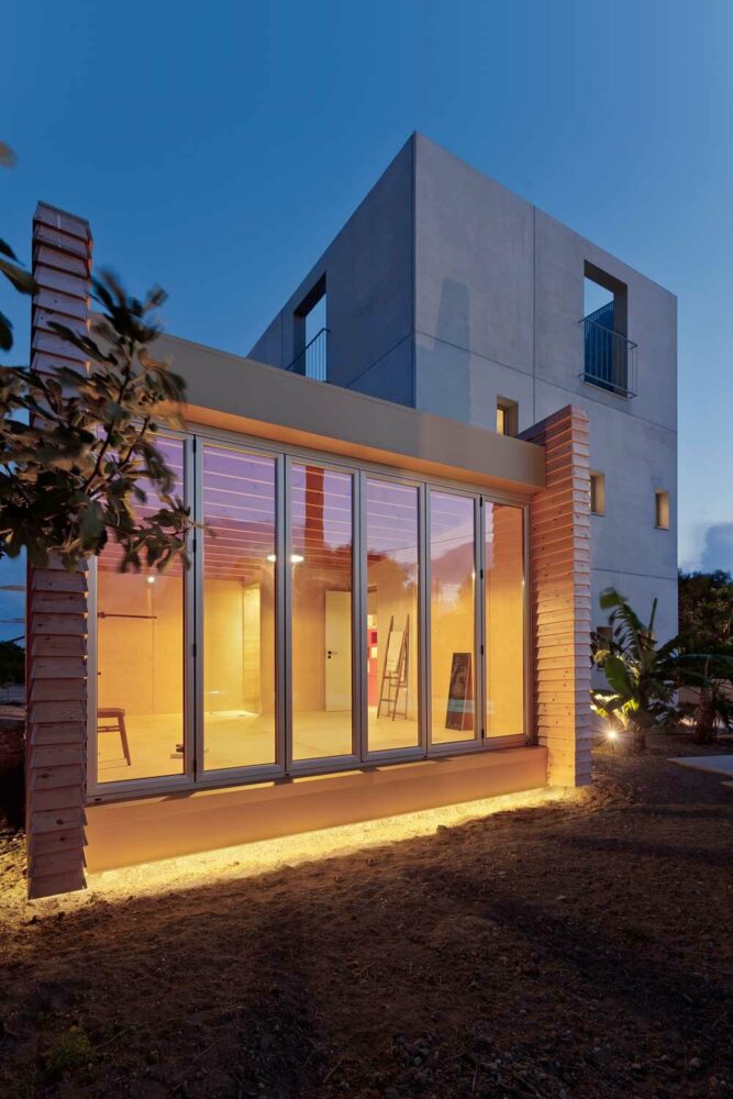 monolithic dwelling in cyprus takes its cues from medieval fortress