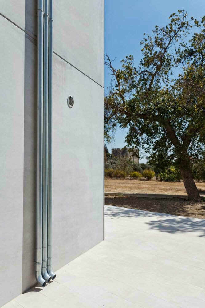 monolithic dwelling in cyprus takes its cues from medieval fortress