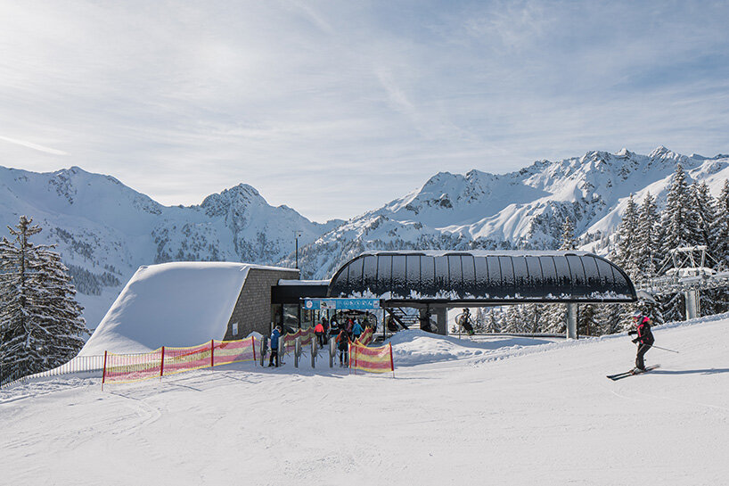 snøhetta reinvents tyrolean design with modern alpine ski stop in austria
