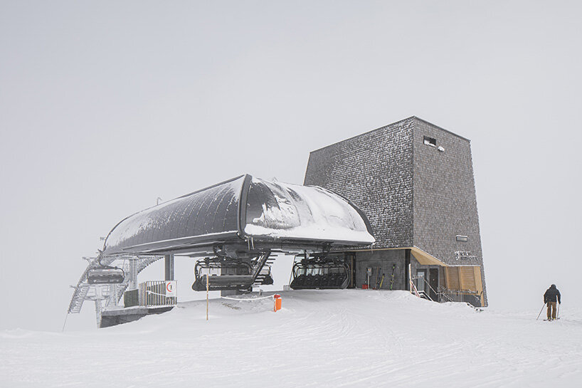 snøhetta reinvents tyrolean design with modern alpine ski stop in austria