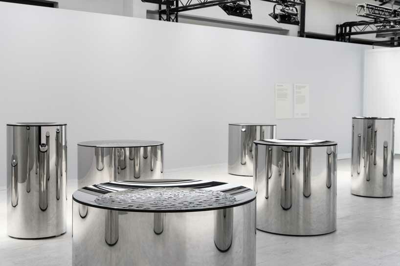 google & lachlan turczan translate sound into hypnotizing water choreography in milan