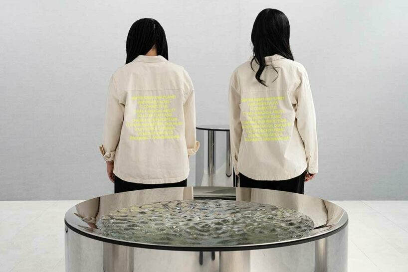 google & lachlan turczan translate sound into hypnotizing water choreography in milan