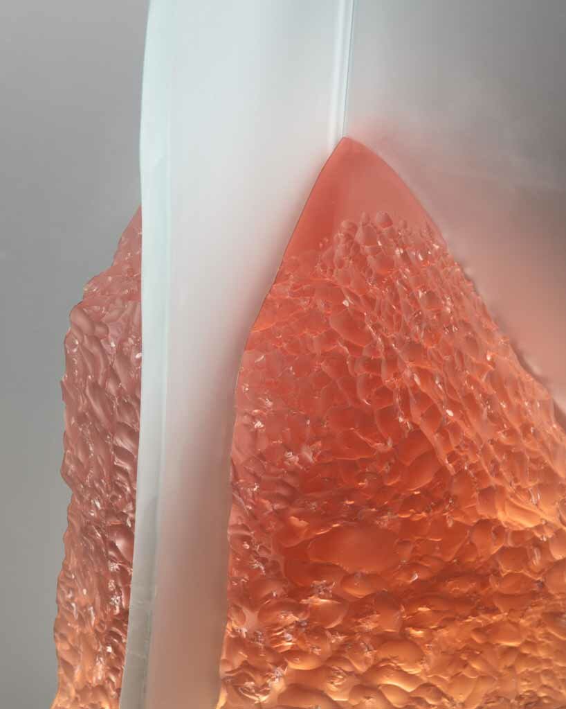 wonmin park's 'unding' exhibit plays with translucency & light at carpenters workshop gallery