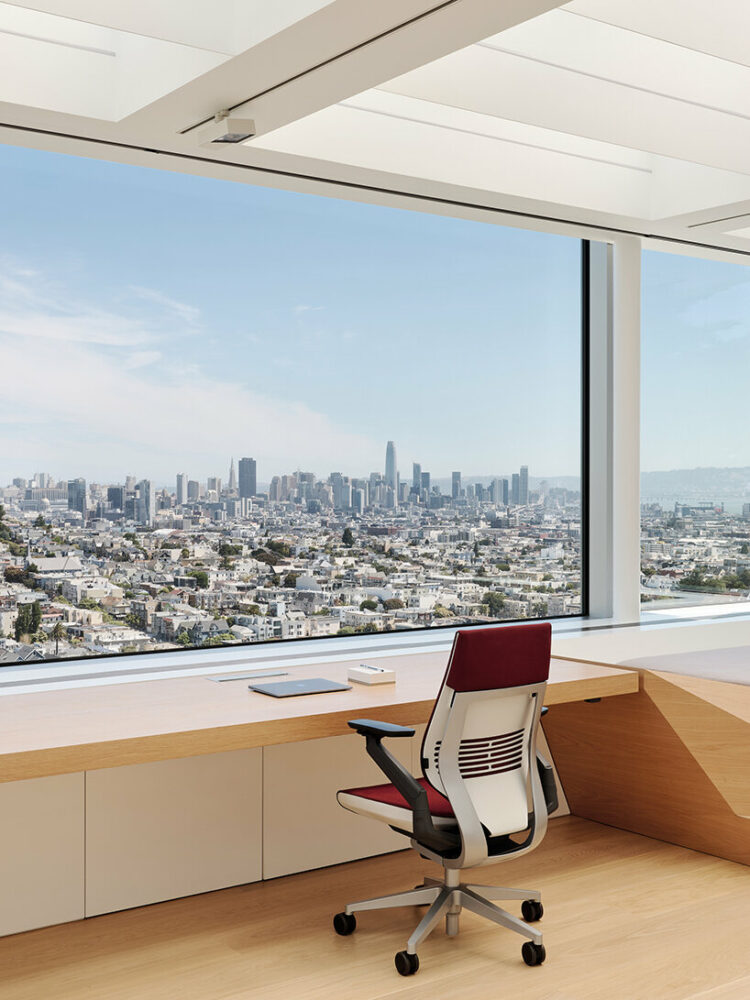 a space that 'surveys the world'