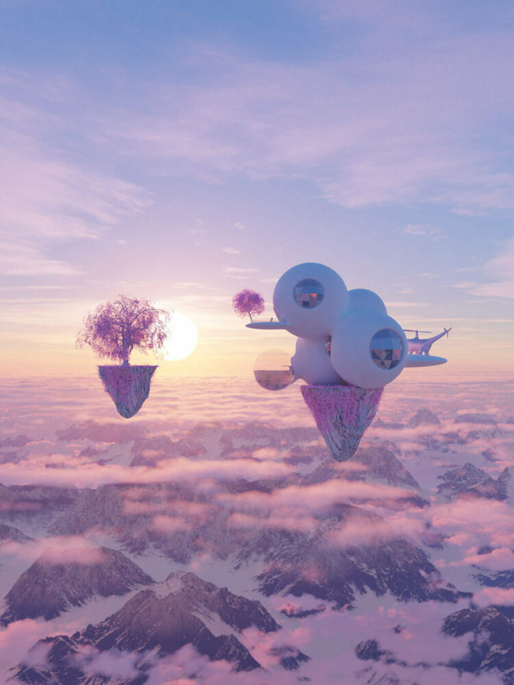 spherical structures float above the clouds for supertoys supertoys ...