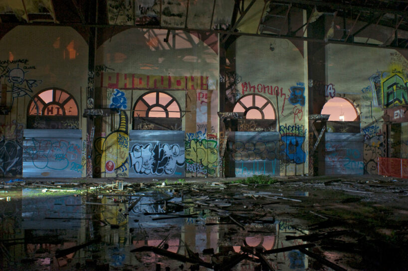 the building welcomed squatters, graffiti artists, and underground ravers, earning itself the notorious moniker of the Batcave