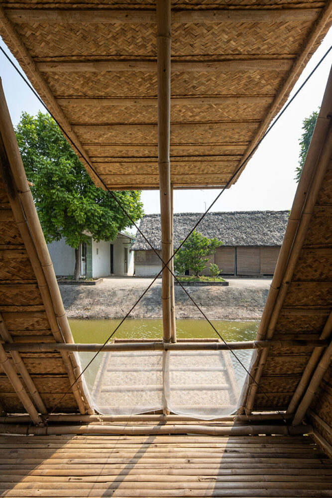 H&P architects prototypes floating bamboo houses for river-bound locals in vietnam