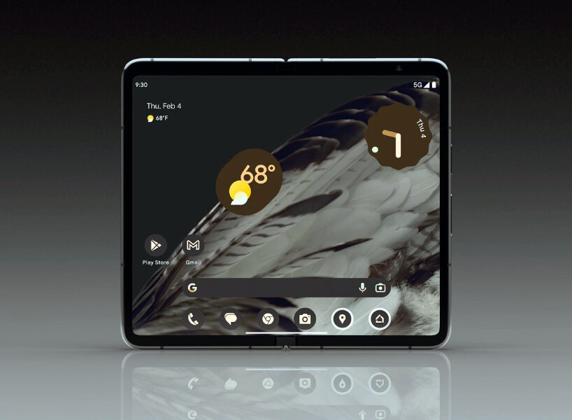 pixel fold, google's first foldable phone, opens up to 7.6-inch widescreen  OLED display