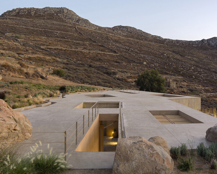 MOLD architects embeds 'homa vagia' retreat into the island landscape of serifos